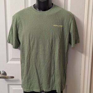 Jack & Jones Men's Green T-Shirt
